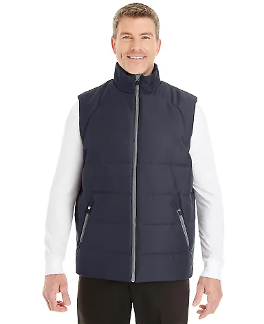 North End NE702 Men's Engage Interactive Insulated NAVY/ GRAPH front view