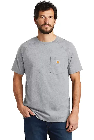 CARHARTT 100410 Carhartt Force  Cotton Delmont Sho Heather Grey front view