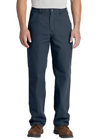 CARHARTT B11 Carhartt  Washed-Duck Work Dungaree Midnight front view