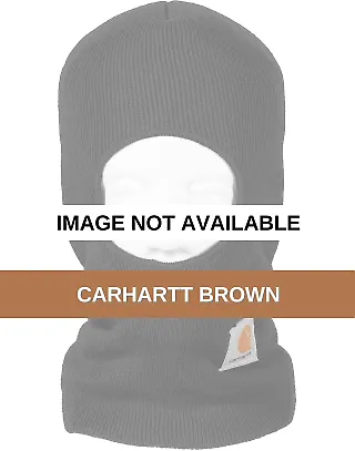 CARHARTT A161 Carhartt  Face Mask Carhartt Brown front view