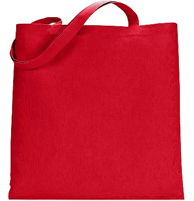 8860 Liberty Bags Nicole Cotton Canvas Tote RED front view