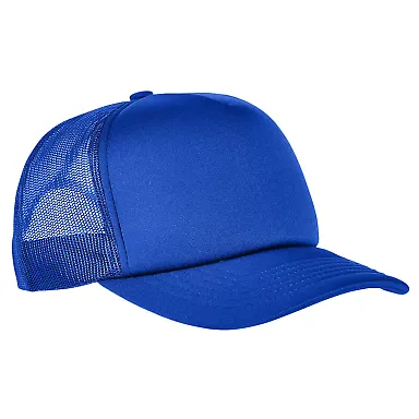 Yupoong-Flex Fit 6320 Foam Trucker Cap with Curved in Royal front view