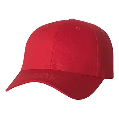 Sportsman 2260Y Small Fit Cotton Twill Cap Red front view