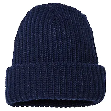 Sportsman SP90 12" Chunky Knit Cap in Navy front view