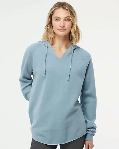 Independent Trading Co. PRM2500 Women's Lightweigh Misty Blue front view
