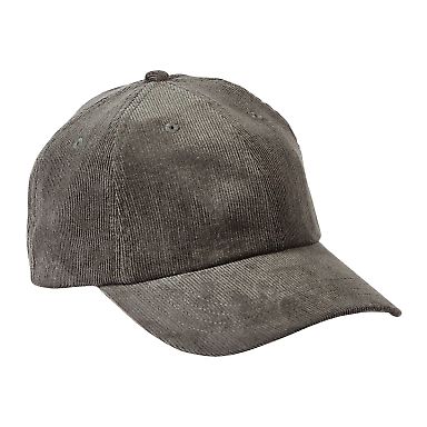 Big Accessories BA703 Corduroy Cap in Olive front view