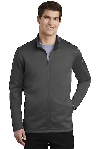 Nike AH6418  Therma-FIT Full-Zip Fleece Anthracite front view