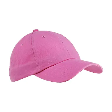 Big Accessories BX001 6-Panel Unstructured Dad Hat in Pink front view