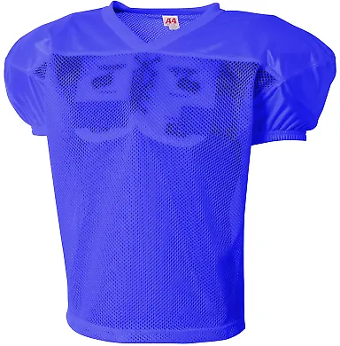 A4 Apparel N4260 Adult Drills Polyester Mesh Pract ROYAL front view