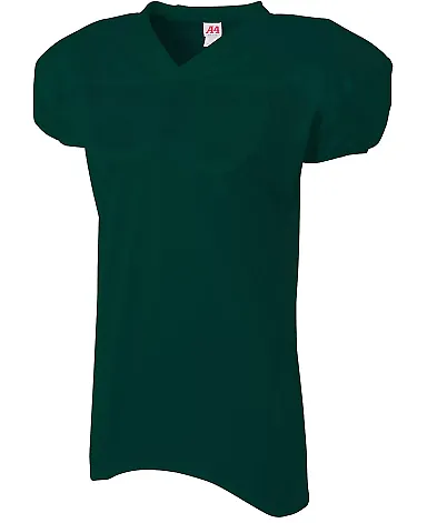 A4 Apparel NB4242 Youth Nickleback Football Jersey FOREST front view