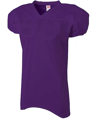 A4 Apparel NB4242 Youth Nickleback Football Jersey PURPLE front view