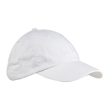 Big Accessories APBABX005 6-panel unstructured low in White front view