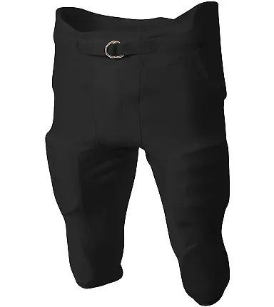 A4 Apparel NB6198 Boy's Integrated Zone Football P BLACK front view