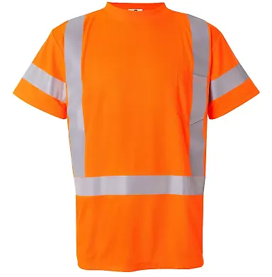 ML Kishigo 9118-9119 Class 3 Short Sleeve T-Shirt Orange front view