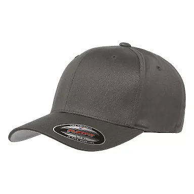 Yupoong Flexfit 6277 Wooly Combed Hat by Yupoong in Dark grey front view