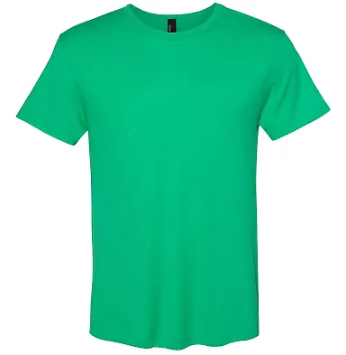 Hanes MO100 Modal Triblend T-Shirt Kelly Green Triblend front view