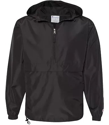 Champion Clothing CO200 Packable Jacket Black front view