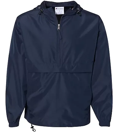 Champion Clothing CO200 Packable Jacket Navy front view
