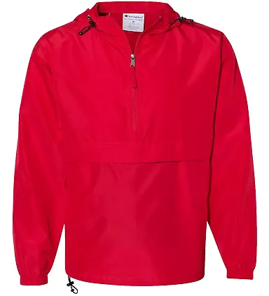 Champion Clothing CO200 Packable Jacket Scarlet front view