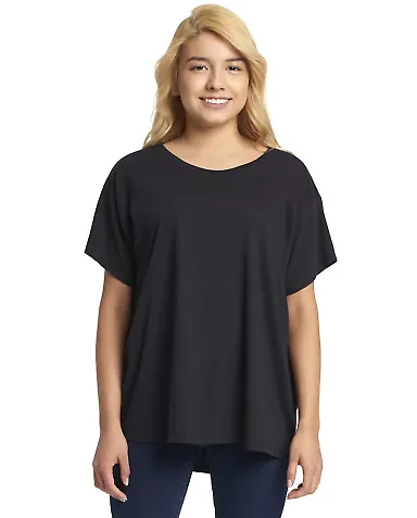 Next Level Apparel N1530 Ladies Ideal Flow T-Shirt in Black front view