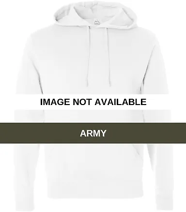 Independent Trading Co. - Hooded Pullover Sweatshi Army front view