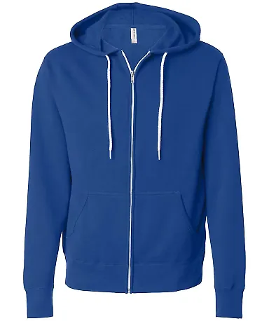 Independent Trading Co. - Unisex Full-Zip Hooded S Cobalt front view