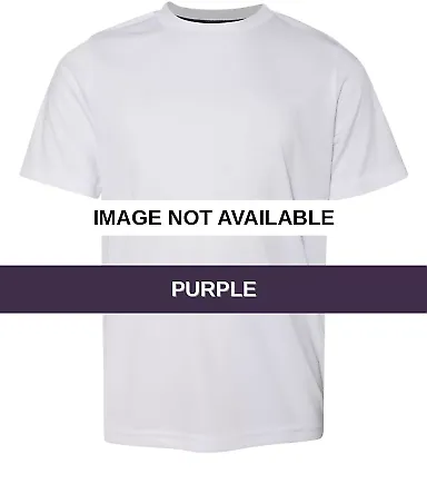 Russel Athletic 629X2B Youth Core Short Sleeve Per Purple front view
