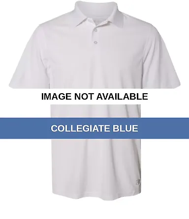 Russel Athletic 7EPTUM Essential Short Sleeve Polo Collegiate Blue front view