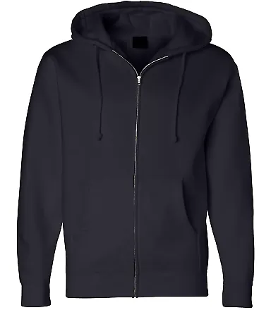 Independent Trading Co. - Full-Zip Hooded Sweatshi Navy front view
