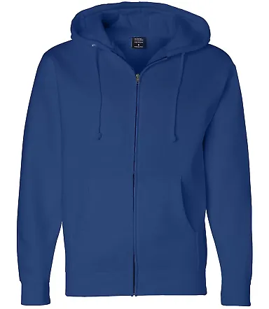 Independent Trading Co. - Full-Zip Hooded Sweatshi Royal front view