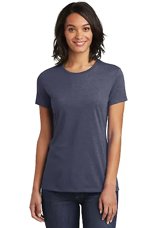 District Clothing DT6002 District Women's Very Hthrd Navy front view