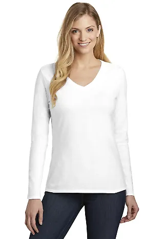 District Clothing DT6201 District    Women's Very  White front view