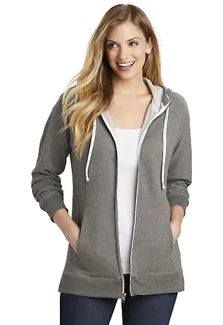 District Clothing DT456 District    Women's Perfec Grey Frost front view