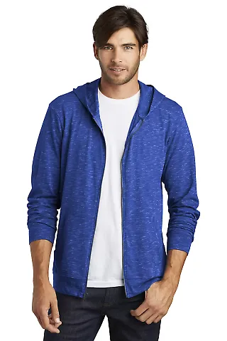 District Clothing DT565 District    Medal Full-Zip Deep Royal front view