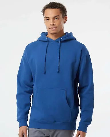 IND4000 Independent Trading Co. Heavyweight hoodie in Royal front view