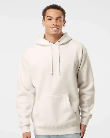 IND4000 Independent Trading Co. Heavyweight hoodie in Bone front view
