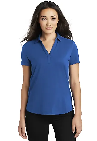 Ogio LOG138 OGIO  Ladies Limit Polo Force Blue front view
