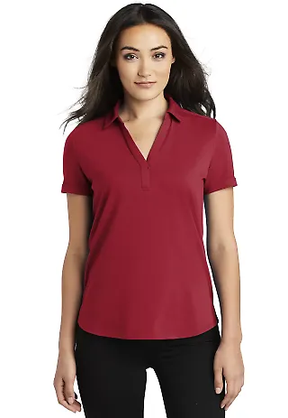 Ogio LOG138 OGIO Ladies Limit Polo Signal Red front view