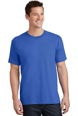 Port & Company PC54T  Tall Core Cotton Tee Royal front view