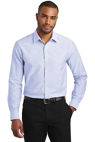Port Authority Clothing S661 Port Authority  Slim  Oxford Blue front view