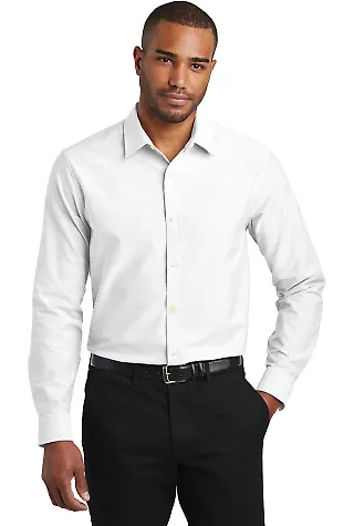 Port Authority Clothing S661 Port Authority  Slim  White front view