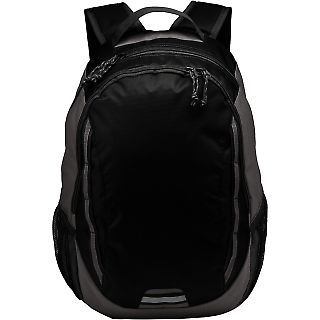 Port Authority Clothing BG208 Port Authority Ridg in Black/dk char front view