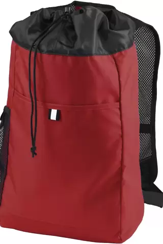 Port Authority Clothing BG211 Port Authority  Hybr Chili Red/Blk front view