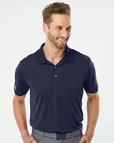 Adidas Golf Clothing A230 Performance Sport Polo Navy front view