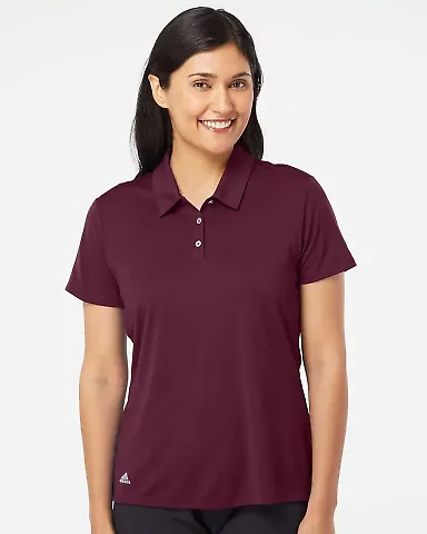 Adidas Golf Clothing A231 Women's Performance Spor Maroon front view