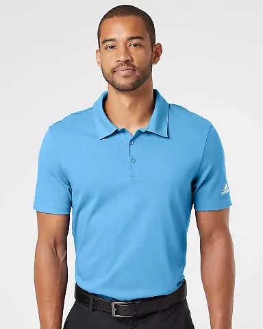 Adidas Golf Clothing A322 Cotton Blend Sport Shirt Light Blue front view