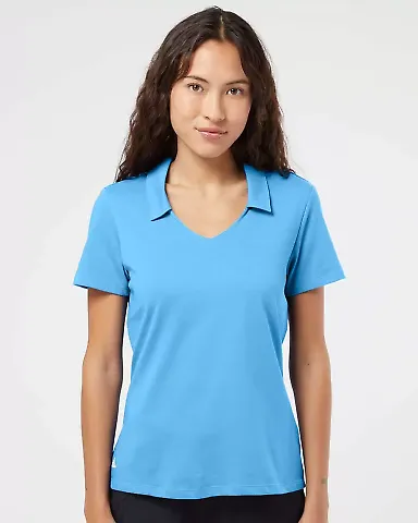 Adidas Golf Clothing A323 Women's Cotton Blend Spo Light Blue front view