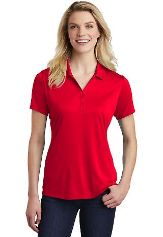 Sport Tek LST550 Sport-Tek Ladies PosiCharge Com in True red front view