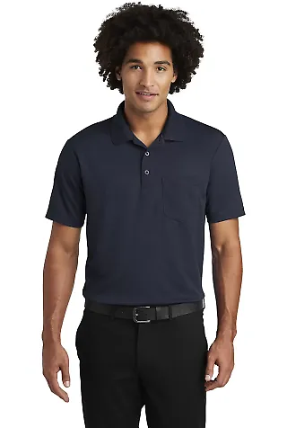 Sport Tek ST640P Sport-Tek PosiCharge RacerMesh True Navy front view