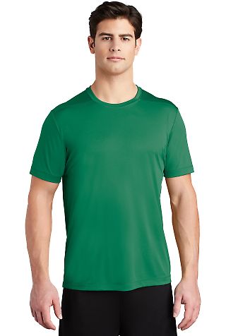 Sport Tek ST420 Sport-Tek  Posi-UV Pro Tee in Kelly green front view